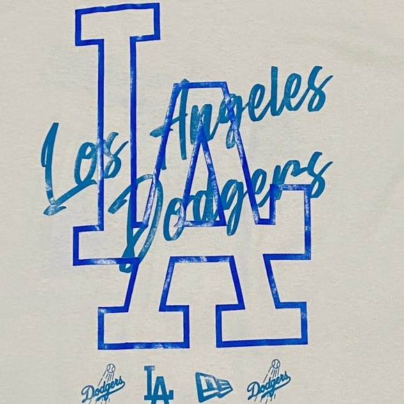 Los Angeles Dodgers T-Shirt Mens XL White Short Sleeve MLB Baseball. Go Dodgers! - Picture 8 of 8